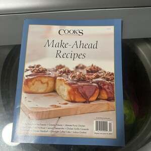 Cook's Illustrated Make-Ahead Recipes 2013 Special Edition Magazine